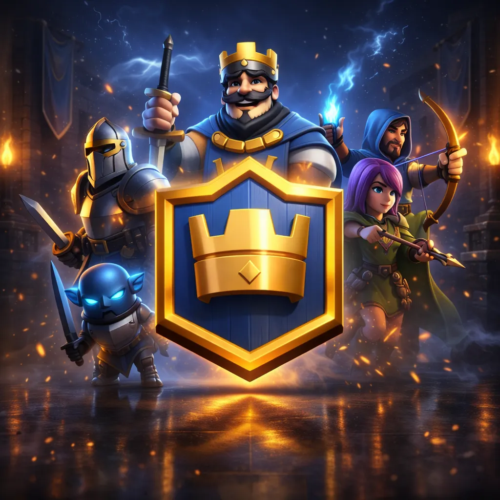 Clash Royale account level 42 max kaarten